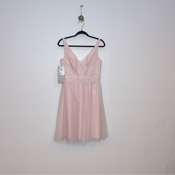 ALFRED Angelo Modern Vintage Style Ballerina Chiffon Bridesmaid Prom Dress NWT - Picture 3 of 16